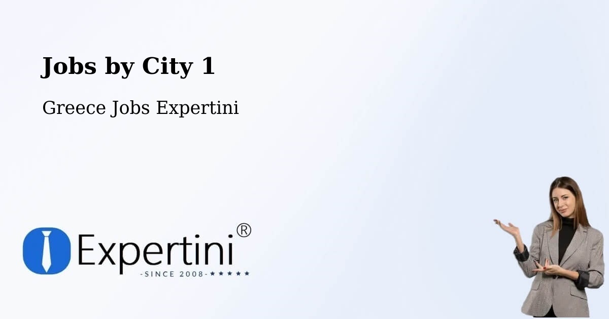 City Jobs in Greece - Expertini