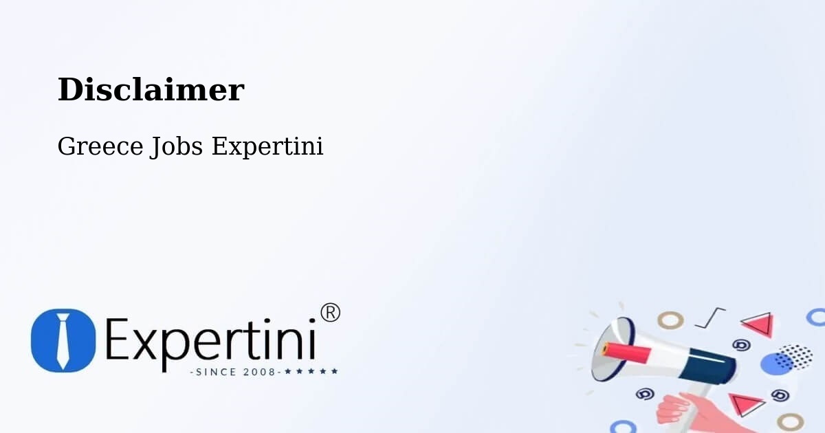 Disclaimer – Grammenítsa - Greece Jobs Expertini
