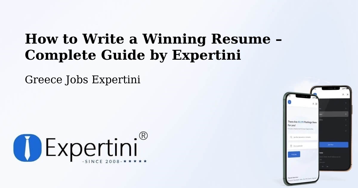 Resume Writing Guide for Job Seekers – Grammenítsa - Grammenítsa, Greece Jobs Expertini